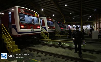 ورود ۲ رام قطار به ناوگان مترو تهران