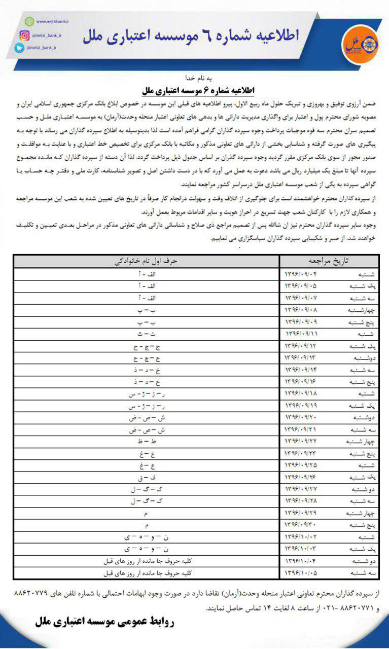 آخرین وضعیت سپرده سپرده گذاران تعاونی منحله وحدت (آرمان)