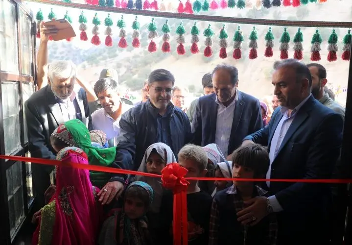 افتتاح مدرسه برکت ایثار روستای زرک