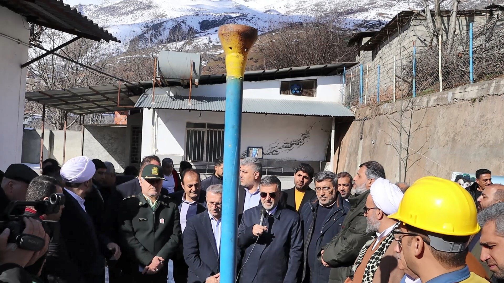 افتتاح پروژه گازرسانی به ۹ روستای کوهستان بخش مرزن‌آباد چالوس