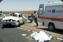 دو کشته و 12 مصدوم در اثر واژگونی یک خودرو سمند در ارستان