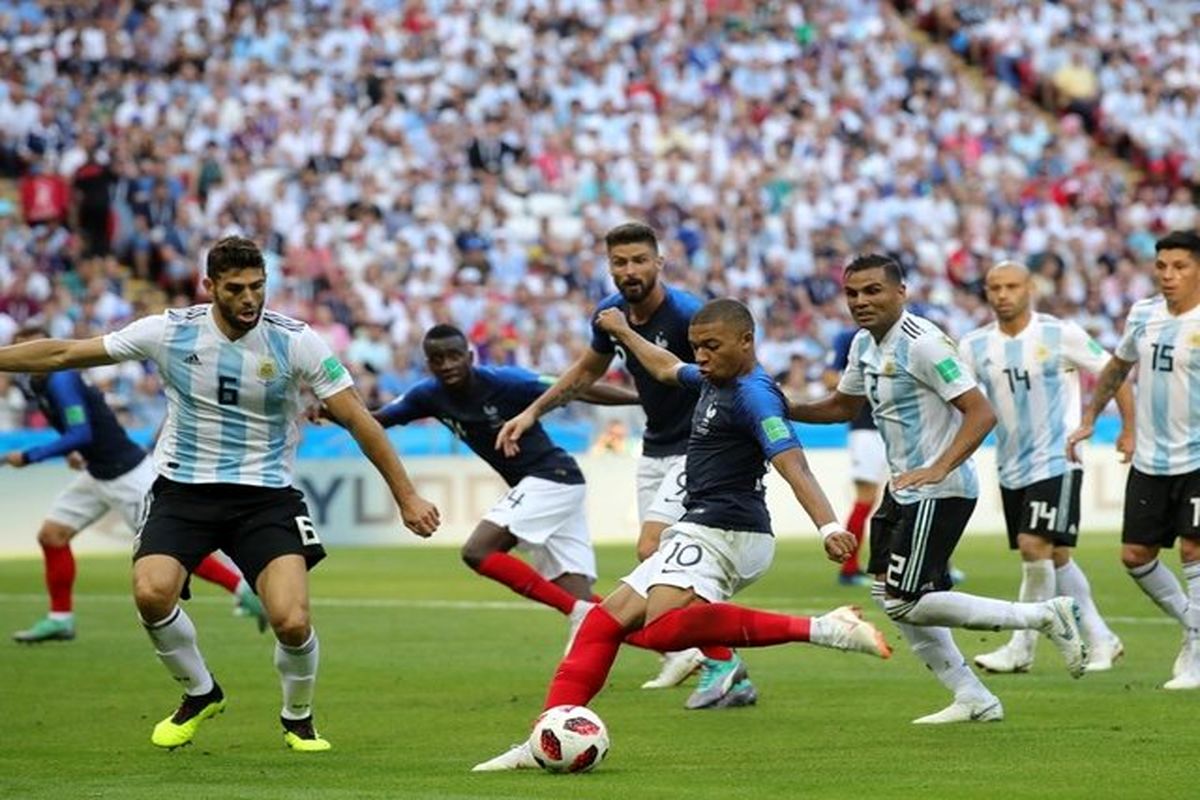 نتیجه بازی فرانسه و آرژانتین در جام جهانی/ حذف آرژانتین از جام جهانی