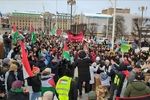 مردم سوئد در دفاع از غزه تظاهرات کردند
