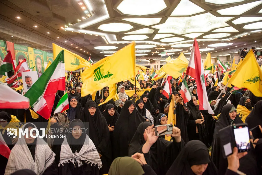 مراسم بزرگداشت شهادت سیدحسن نصرالله در تهران برگزار شد