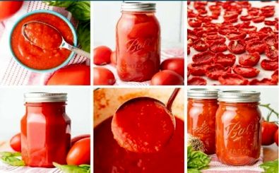 روش های نگهداری طولانی مدت از گوجه فرنگی