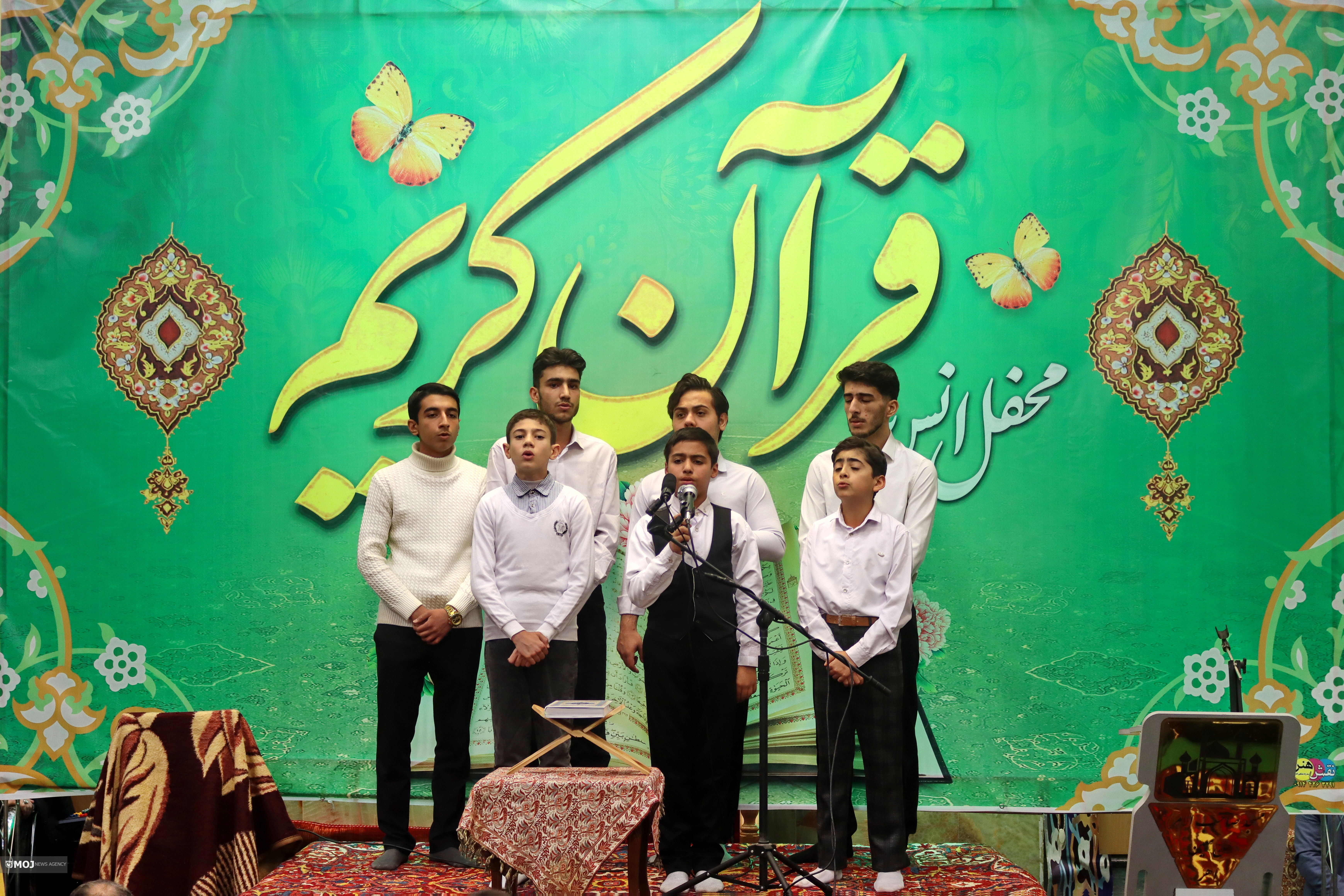 برگزاری محفل انس با قرآن کریم در اهر با حضور قاری بین‌المللی+ تصاویر