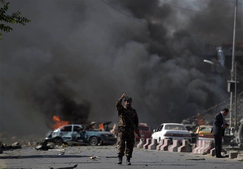 وقوع ۳ انفجار پیاپی در کابل افغانستان