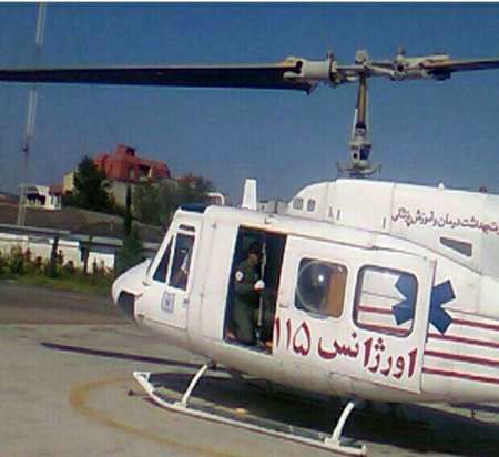 تجهیز فوریت‌های پزشکی اصفهان به بالگرد امداد هوایی