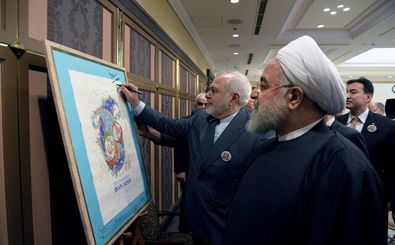 توییت ظریف بعد از پایان سفر رییس جمهور به ژاپن