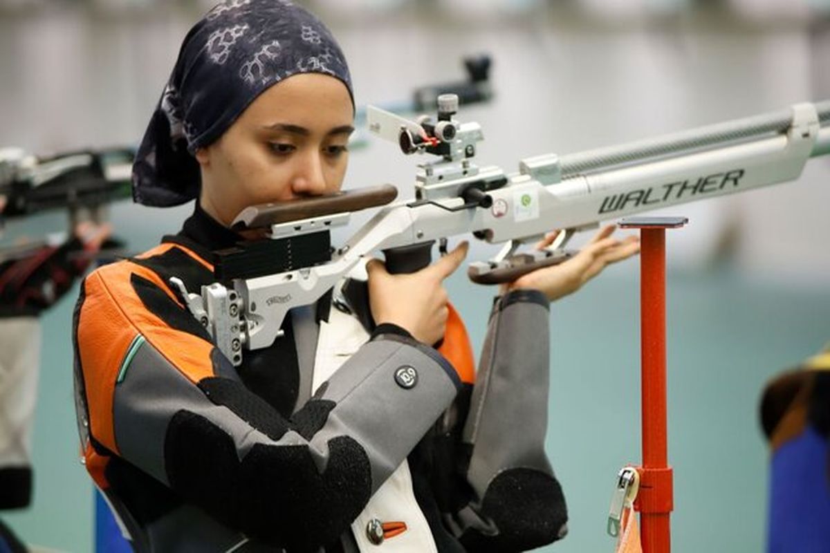 Iranian woman shooter gains 2024 Olympics berth