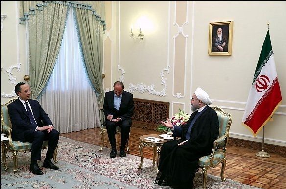 دیدار روحانی با وزیر خارجه قزاقستان