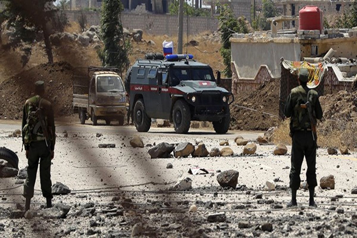 وقوع انفجار در مسیر حرکت کاروان گشت پلیس روسیه در سوریه