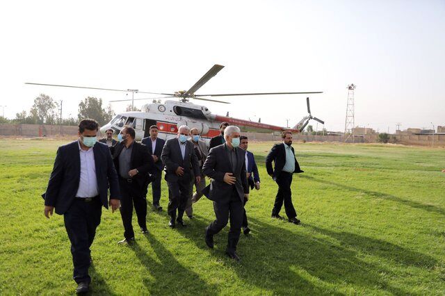 وزیر ورزش در دومین روز سفر به خوزستان ، از ۳ پروژه در ایذه بازدید کرد