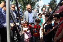  پارک کودک با حضور سرپرست شهرداری رشت و اعضای شورای شهر افتتاح شد