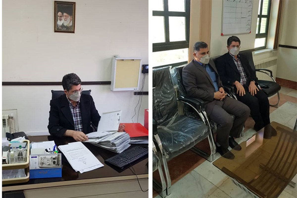 دیدار مدیر کل پزشکی قانونی استان کرمانشاه با رئیس دادگستری شهرستان هرسین