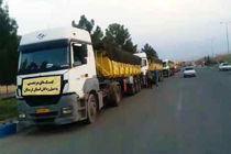 ارسال 30 دستگاه کامیون حامل کمک های مردمی توسط هلال احمر اصفهان به مناطق سیل زده 