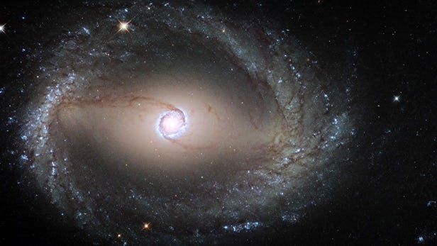 تصویر هابل از ادغام دو کهکشان