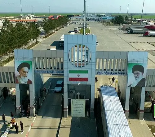 صادرات بیش از ۳۸۶ هزار تُن کالا از مرز بیله‌سوار استان اردبیل در ۶ ماهه سال‌جاری