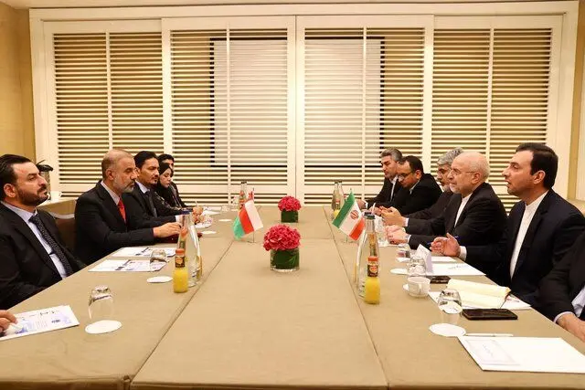 دیدار روسای مجالس ایران و عمان