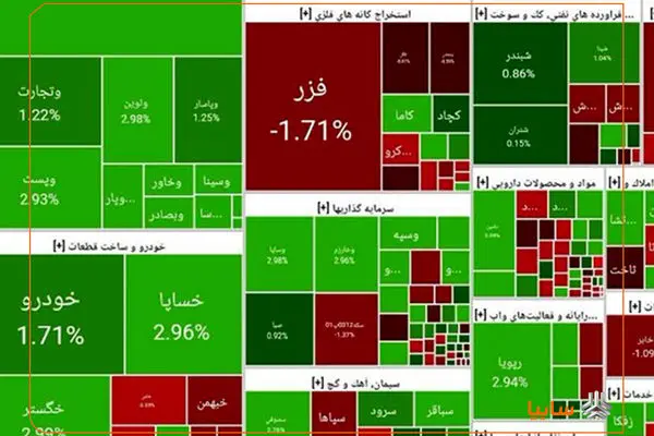 سبزپوشی دوباره «خساپا» در بورس با رشد نزدیک به ۳ درصد
