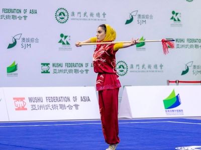 The success of Iranian girl at 2024 Asian Wushu Championships