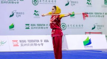 The success of Iranian girl at 2024 Asian Wushu Championships