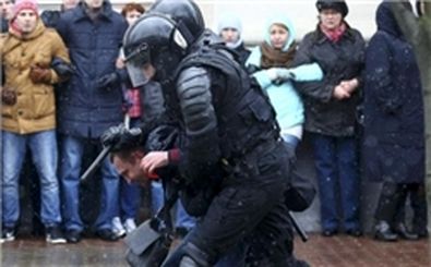 دستگیری صدها بلاروسی معترض به وضعیت معیشتی در مینسک