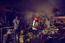 آتش‌ سوزی بازار بزرگ مصلای مشهد مهار شد