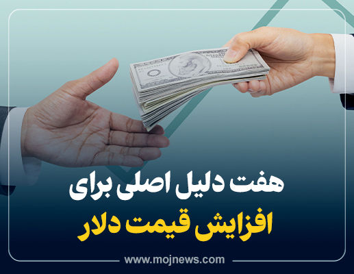 اینفوگرافیک/هفت دلیل اصلی برای افزایش قیمت دلار