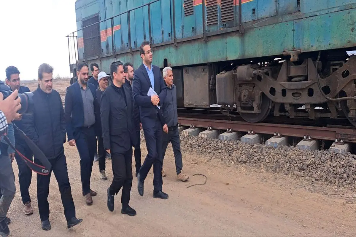 بازدید استاندار اردبیل راه آهن اردبیل میانه