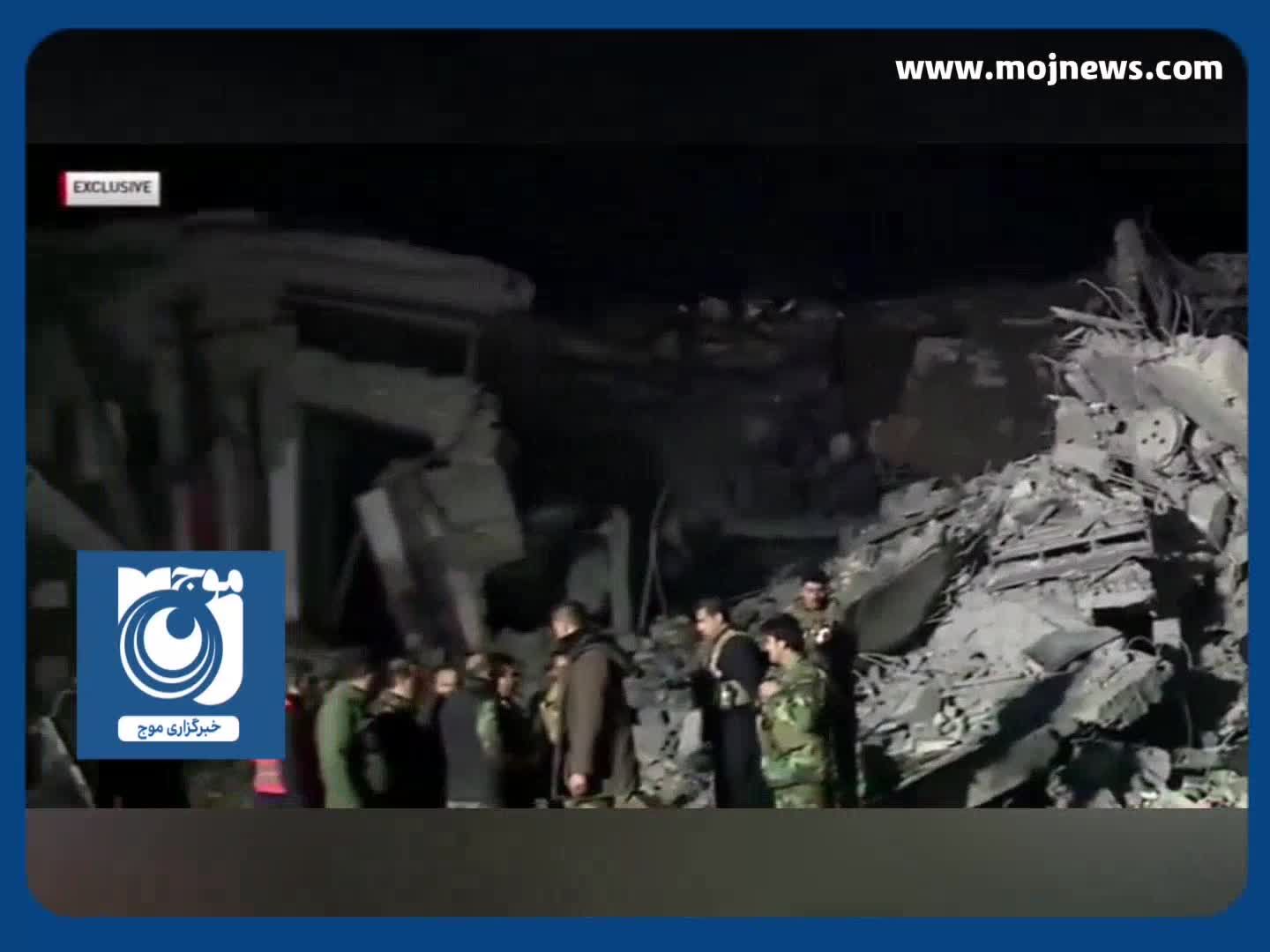 تصاویری از محل اصابت موشک های سپاه پاسداران انقلاب اسلامی به مقر ترویست‌ها در اقلیم کردستان عراق + فیلم