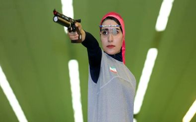 هانیه رستمیان رتبه دوم جهانی مسابقات تیراندازی را بدست آورد