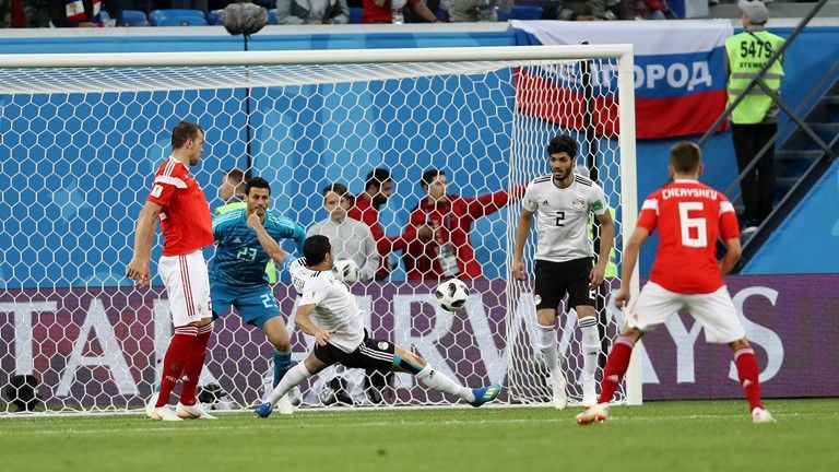 نتیجه بازی روسیه و مصر در جام جهانی/ صعود قطعی روسیه