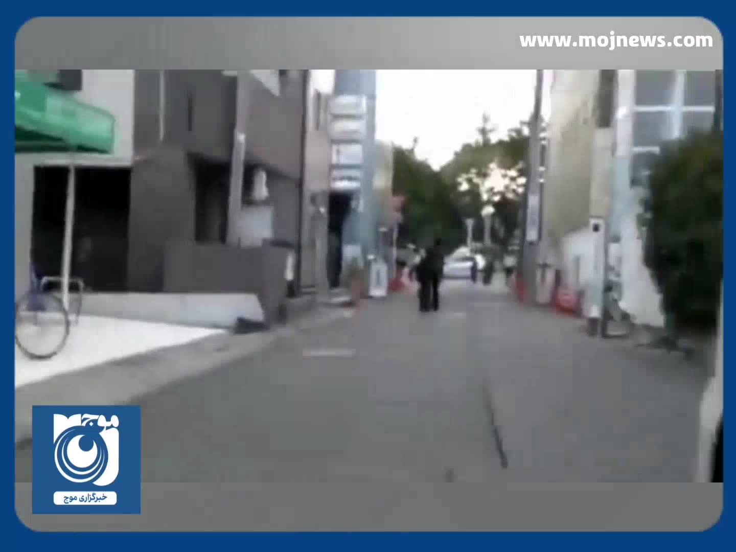 لحظه‌ی زمین‌لرزه‌ی ۶ ریشتری در ژاپن + فیلم
