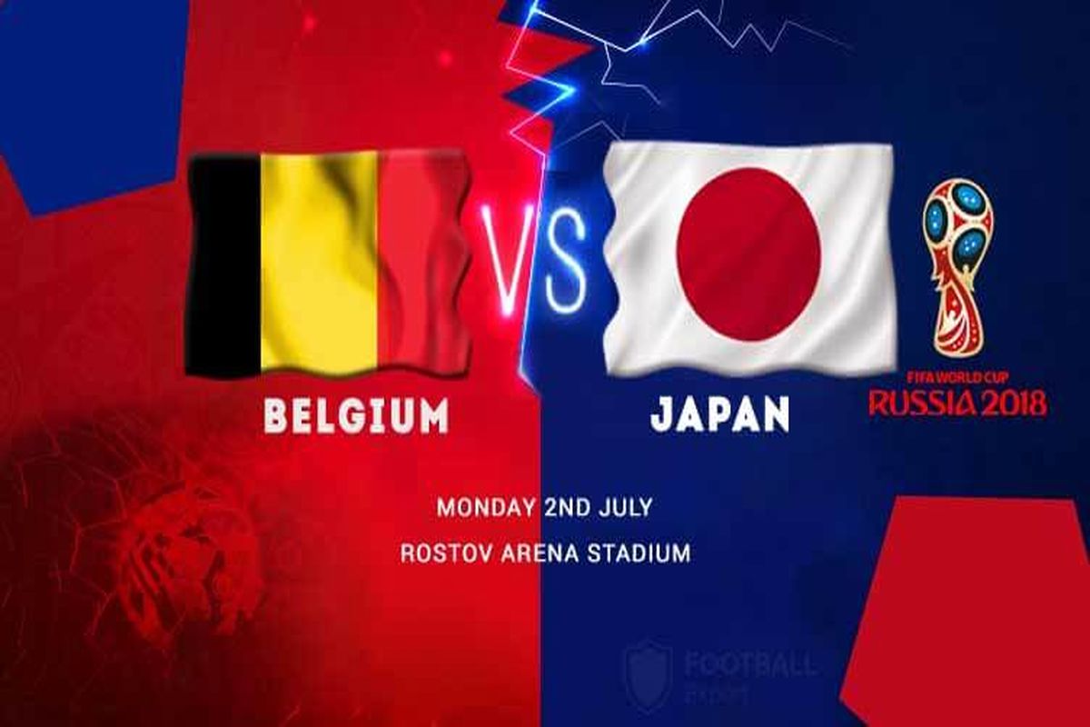 ساعت بازی بلژیک و ژاپن در مرحله یک هشتم نهایی جام جهانی