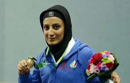 کسب نخستین مدال طلای ورزش مازندران در سال 96 توسط یک ورزشکار زن