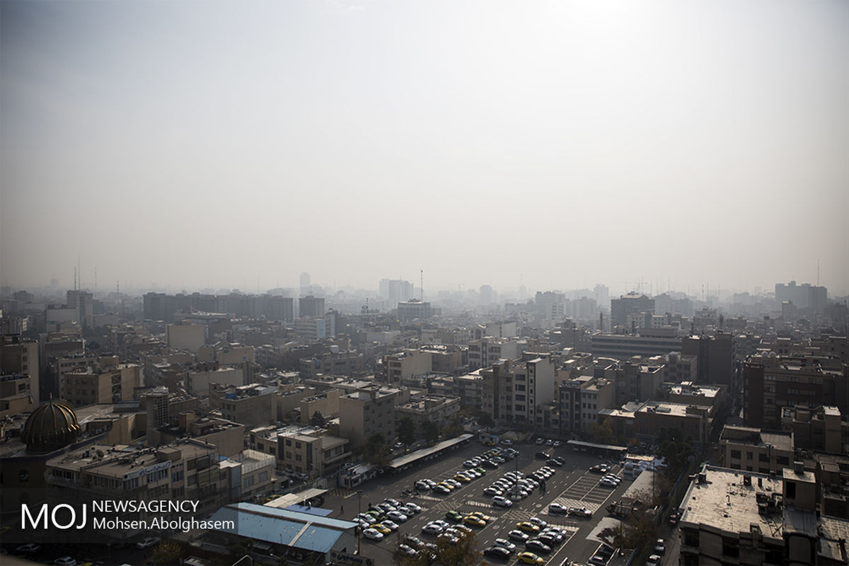 کیفیت هوای تهران در 3 بهمن 97 ناسالم است
