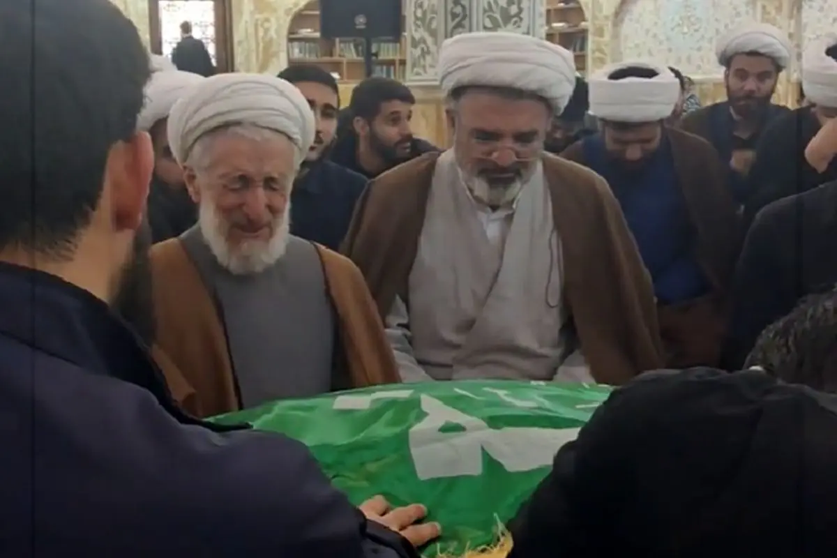 لحظه وداع کاظم صدیقی با فرزند مرحومش + فیلم