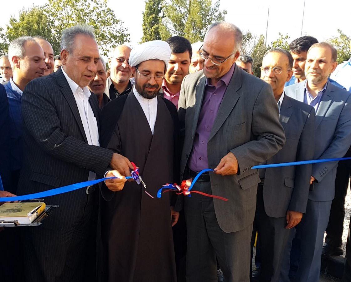 ساختمان و پست امداد اداره گاز در حسن آباد جرقویه علیا افتتاح شد
