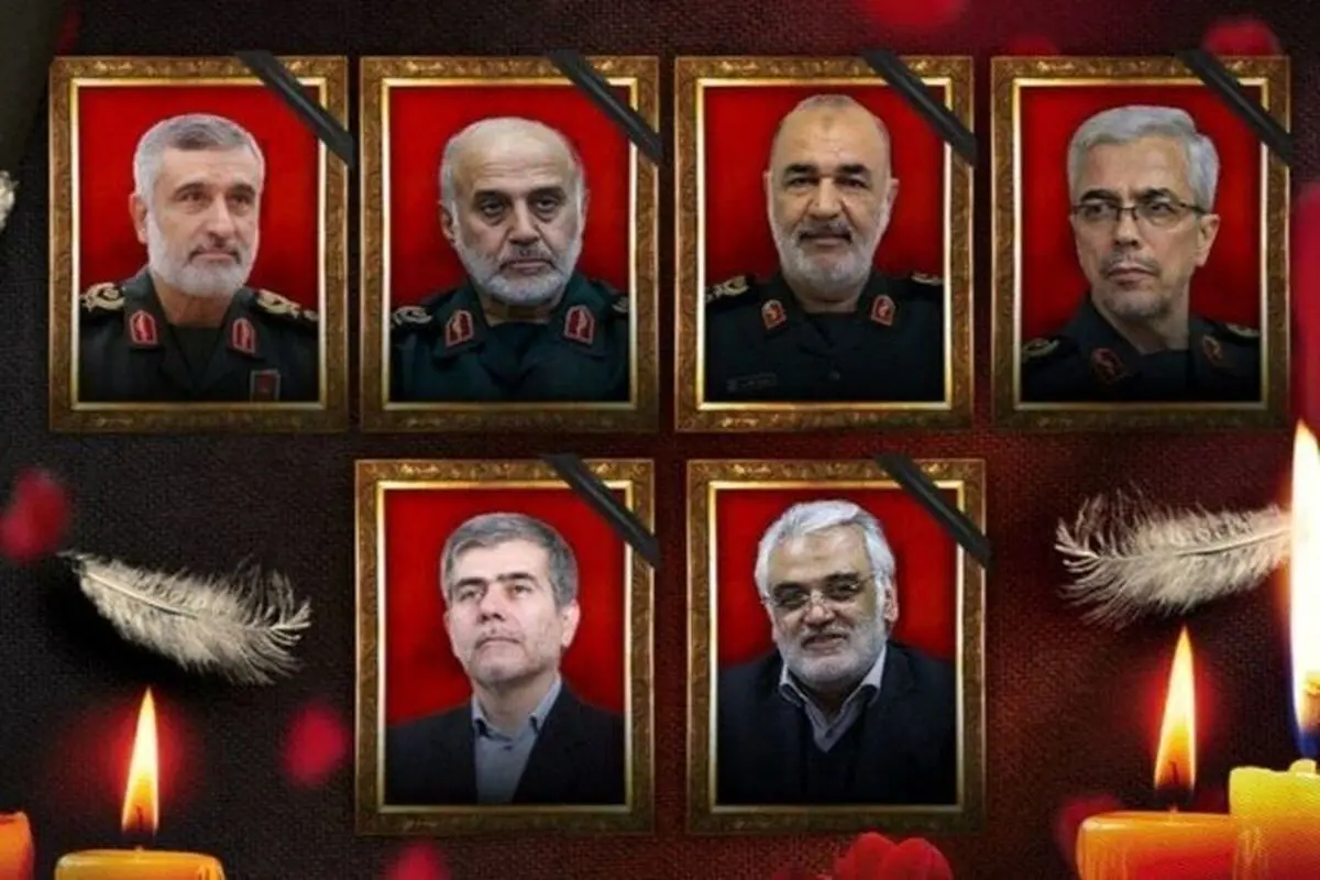 زمان برگزاری مراسم تشییع فرماندهان شهید نیروهای مسلح اعلام شد