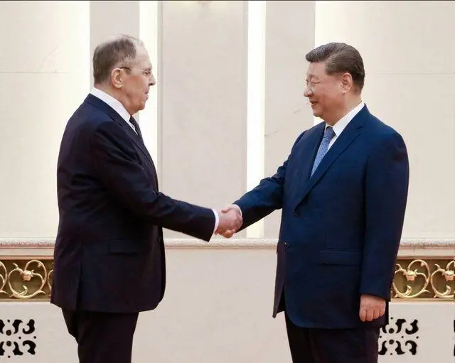 وزیر خارجه روسیه پیام پوتین را به شی جین‌پینگ رساند