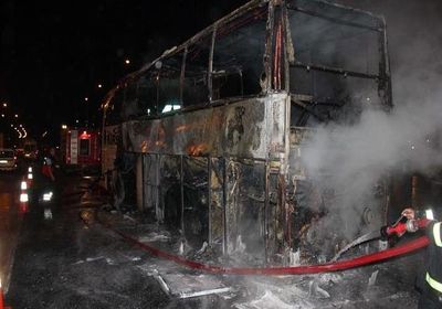 آتش‌سوزی اتوبوس مسافربری در هند ۹ نفر کشته برجای گذاشت