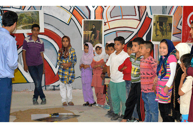 موزه ملک در سه مرکز نگهداری کودکان خاص، کارگاه موزه‌ای برگزار کرد