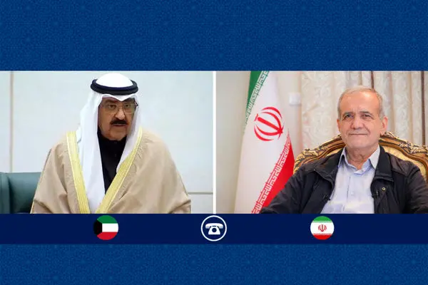  رییس جمهور و امیر کویت به صورت تلفنی صحبت کردند