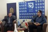 حضور رئیس هیأت فوتبال اردبیل در خبرگزاری موج به مناسبت روز خبرنگار