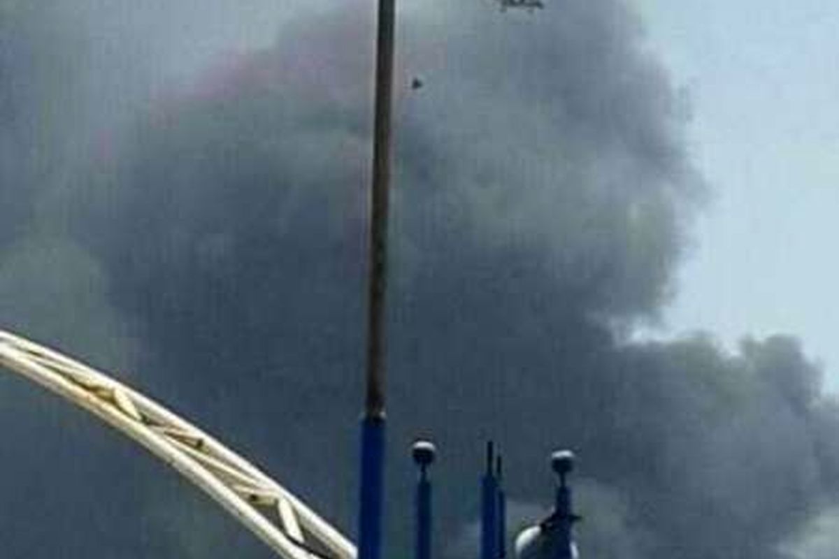 آتش مخزن ۲۰۰۱c مجتمع پتروشیمی ماهشهر خاموش شد