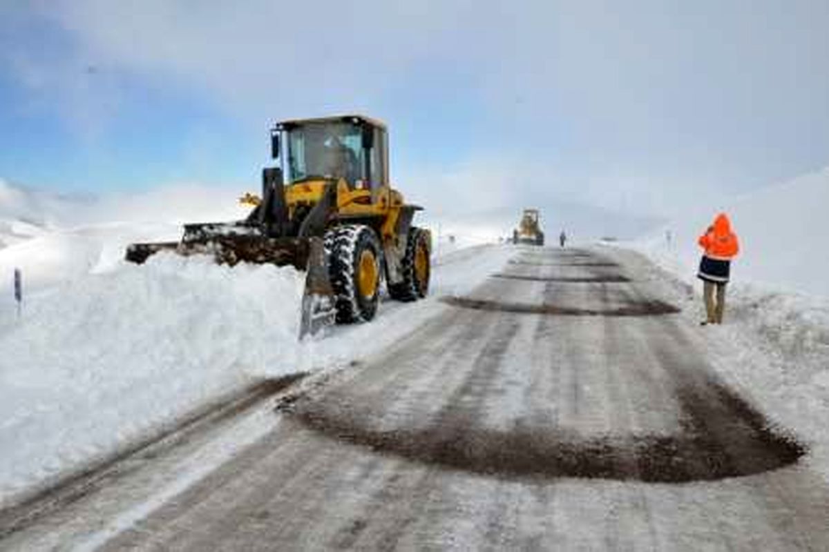 ۲۶راه روستایی مسدود شده از برف در قزوین بازگشایی شد