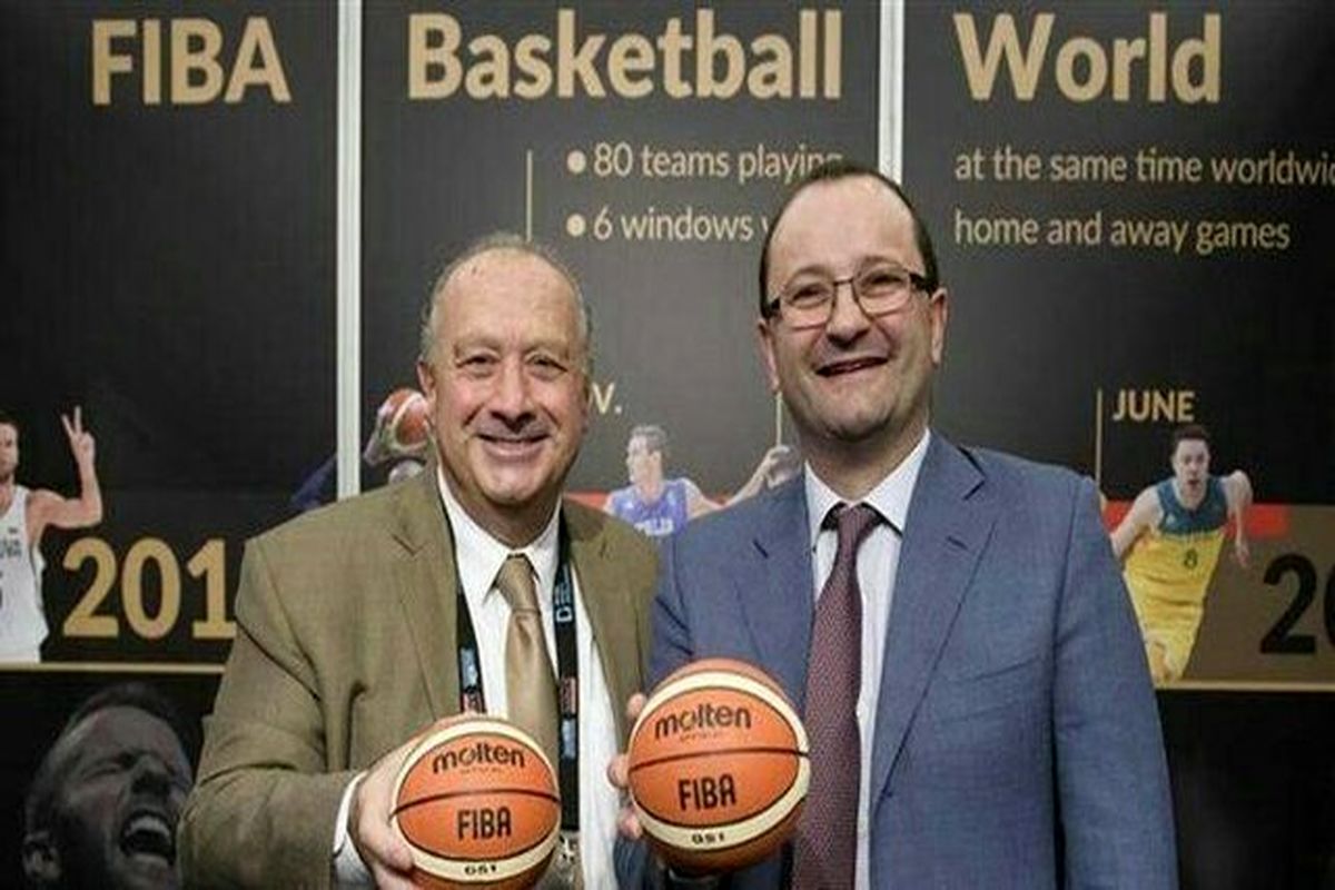 پیام تبریک رئیس و دبیرکل فدراسیون جهانی بسکتبال به رامین طباطبایی 