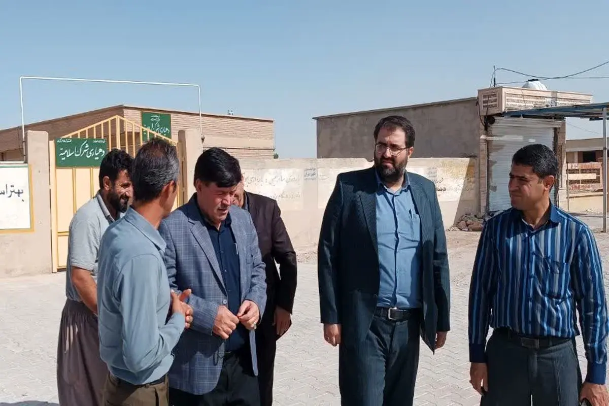 بازدید سرزده سرپرست فرمانداری از روستای شهرک اسلامیه مهران