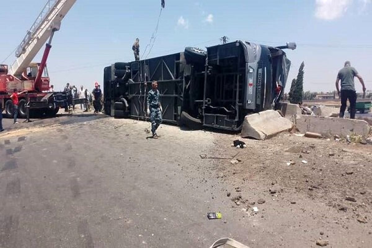 إus accident in Syria left 10 killed